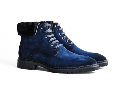 Carrucci Suede Boot With Shearling