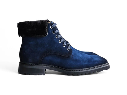 Carrucci Suede Boot With Shearling