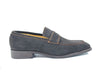 Carrucci Suede Penny Loafer contrast stitching