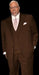 Suit With Double Breasted Vest - Pastor Suit - 1920s Style Dark Brown Suit