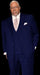 Suit With Double Breasted Vest - Pastor Suit - 1920s Style Dark Navy Blue Suit