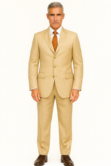 Solid Camel Suit ~ Khaki Bronz