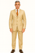 Suits For Big Belly Solid Camel ~ Khaki Bronz