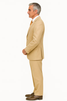 Solid Camel Suit ~ Khaki Bronz