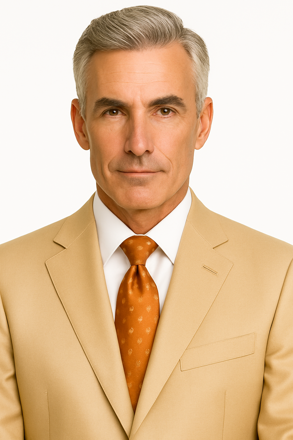 Solid Camel Suit ~ Khaki Bronz