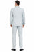 Summer Suits - Pinstripe Suit - Vested Suit - Gray
