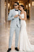Summer Suits - Pinstripe Suit - Vested Suit - Gray