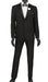 Black Ultra Slim Fit Tuxedo 2 Buttons 2 Piece
