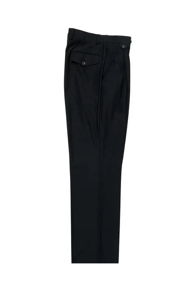Black Wide Leg Wool Dress Pant 2586/2576 by Tiglio Luxe TIG1001 main image 1