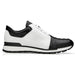 Belvedere Titan Black / White Genuine Crocodile Soft Calf Casual Sneakers