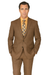 Renaissance Collection - Regular Fit 3 Piece Suit Chestnut