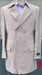 Tan Suit With Wide Leg Pants - 6 Buttons Style