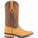 Ferinni Boot - Mens Dress Cowboy Boot  -Ferrini Men's Kingston Rubber Sole Square Toe Boots Handcrafted - Tan in  Tan