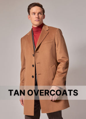 Tan Overcoats for Men – Classic Outerwear in a Timeless Neutral Shade