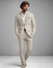 Tan Seersucker Suit