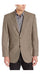 Tan ~ Taupe ~ Light Brown - Textured Pin Dots Pattern Mens Houndstooth Blazers - Patterned Sport Coat