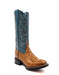Men's Ferrini Kai Sea Turtle Print Boots Handcrafted Tan