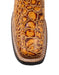 Men's Ferrini Kai Sea Turtle Print Boots Handcrafted Tan