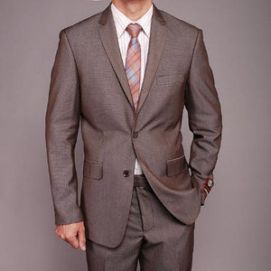 Men's Taupe styling Slim-fit Suit 2 Piece Suits - Two piece Business suits Suit