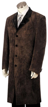 Men's Long Fashion Zoot Suit in Taupe