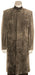 Men'S Fashionable Taupe Long Zoot Suit 45'' Long Jacket EXTRA LONG JACKET Maxi Very Long
