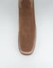 Los Altos Men's Nobuck Taupe Wide Square Toe Boot