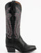 Ferrini Wo::men's:: Taylor Snip Toe Genuine Lizard Boots Black