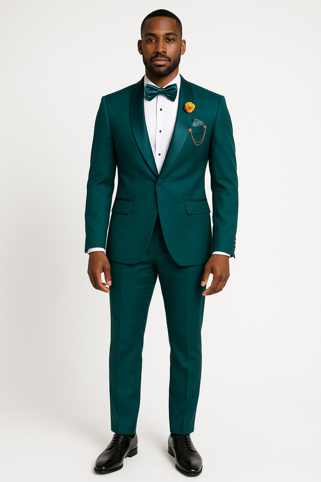 Teal Green Suit