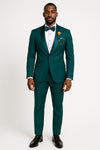 Teal Blue Suit Mens for Men