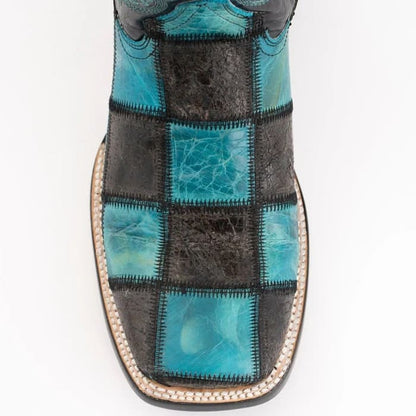 Men's Genuine Exotic Animal Skin Ferrini Hornback Crocodile Card Holder by Ferrini USA - Image 3