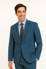 Light Navy Blue Suit - Dark Light Navy Blue Suit - Light Navy Blue Suit