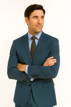 Light Navy Blue Suit - Dark Light Navy Blue Suit - Light Navy Blue Suit