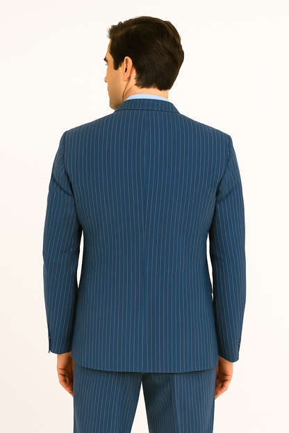 Light Navy Blue Suit - Dark Light Navy Blue Suit - Light Navy Blue Suit