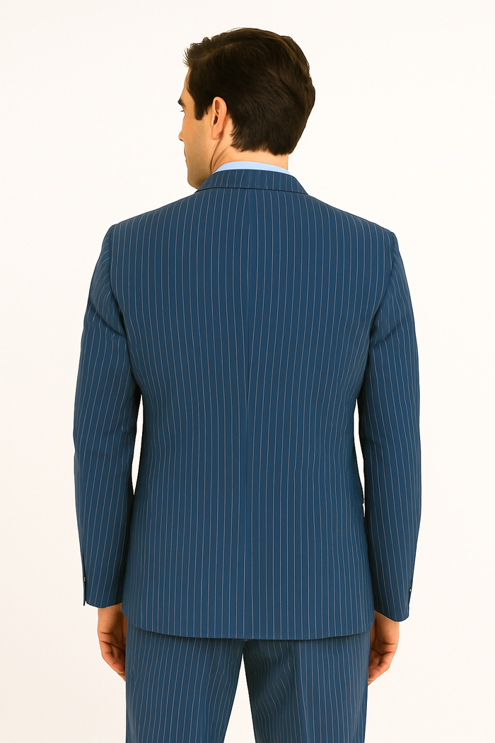 Light Navy Blue Suit - Dark Light Navy Blue Suit - Light Navy Blue Suit