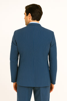 Light Navy Blue Suit - Dark Light Navy Blue Suit - Light Navy Blue Suit