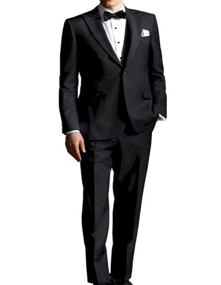 The Great Gatsby Black Tuxedo Suit - Mens Great Gatsby Costumes