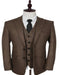 Thomas Shelby Suit - Peaky Blinders Brown Wedding Suit