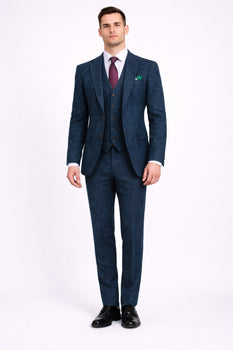 Thomas Shelby Suit - Peaky Blinders Blue Wedding Suits