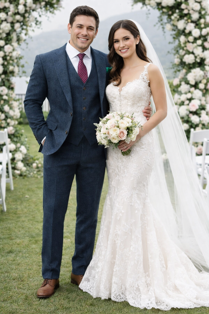 Thomas Shelby Suit - Peaky Blinders Blue Wedding Suits