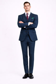 Thomas Shelby Suit - Peaky Blinders Blue Wedding Suits