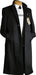 Men's Black Wool Overcoat – Big & Tall Dress Topcoat in Dark Color