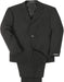 Super 100 Solid Black 3 Buttons Cheap Priced Suits