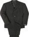 Super 100 Solid Black 3 Buttons Cheap Priced  Suits