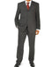 Black Pinstripe 100% Real Available in 2 or 3 Buttons Style Regular Classic Cut Men's business Cheap Priced Business Suits Clearance Sale