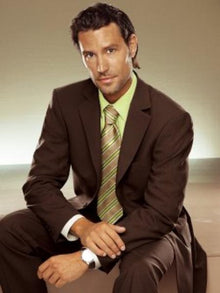 Italian Wine/Brown Italian Super 150's Wool premier quality italian fabric Design Three Buttons Style suit