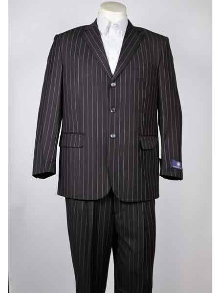 Charcoal Pinstripe Classic Fit Suit