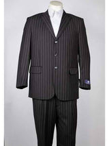 Charcoal Pinstripe Classic Fit Suit