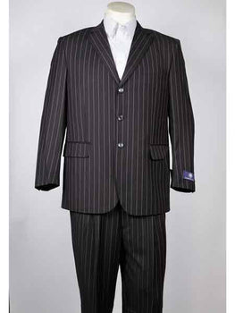 Charcoal Pinstripe Classic Fit Suit