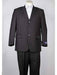 Charcoal Pinstripe  Classic Fit Suit