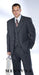 Mens Three Piece Suit - Vested Suit 1 One Pleat Pants With 3 Btn Charcoal Gray 2 Piece Suits For Men Super Light Weight Modern Fit Viscose~Rayon Fabric